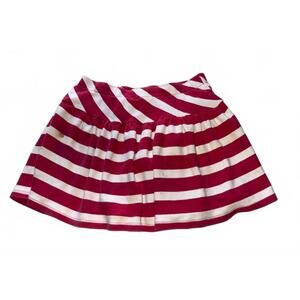 GYMBOREE Striped Red and White Mini Skirt